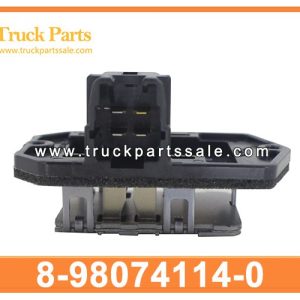 8-98074114-0 8980741140 8-98074-114-0 Blower Speed Resistor for ISUZU NPR