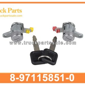 8-97115851-0 8971158510 8-97115-851-0 Door Lock with KEY for ISUZU NPR NKR TFR