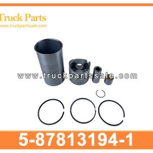 5-87813194-1 5878131941 5-87813-194-1 Engine Cylinder liner Kit for ISUZU NHR NKR 4JB1T 100P-T
