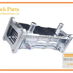 8-98212718-0 8982127180 8-98212-718-0 Exhaust Gas Recirculation Cooler Assembly for ISUZU 4HK1 FRR FSS