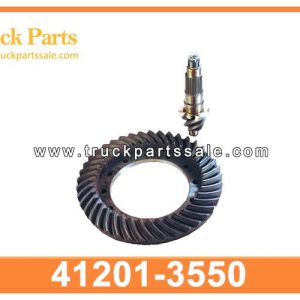 41201-3550 412013550 crown wheel pinion 6X41 for HINO
