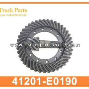 41201-E0190 41221-E0190 41201E0190 41221E0190 crown wheel pinion front axle for HINO 700