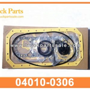 04010-0306 40100306 full gasket kit for HINO W04D