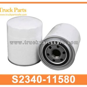 S2340-11580 S234011580 various truck engine main filter for HINO 700 SS1E E13C